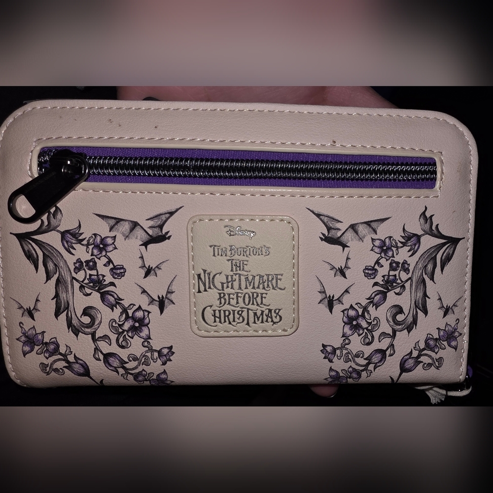 Loungefly Disney The Nightmare Before Christmas Coffin Mini Backpack + Wallet - Picture 7 of 10
